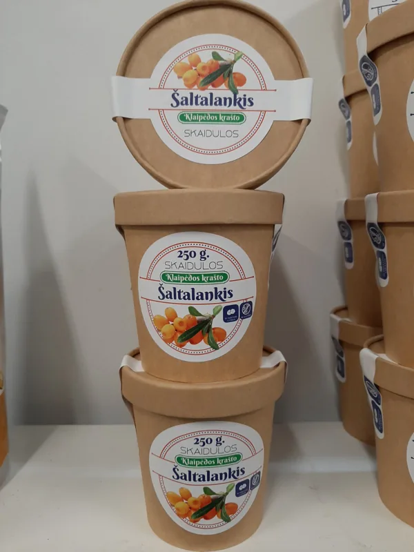 Šaltalankio skaidulos 250g — Klaipėdos krašto aliejaus produktas