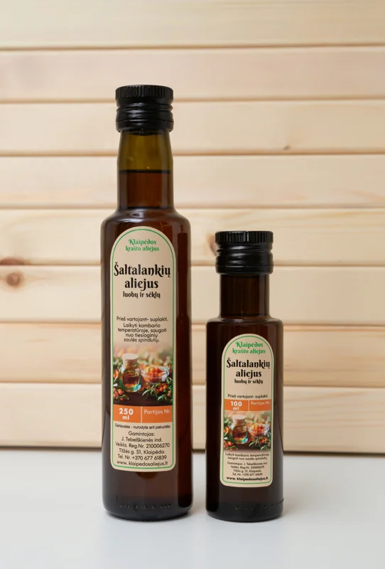 Šaltalankių aliejus — Klaipėdos krašto aliejaus produktas