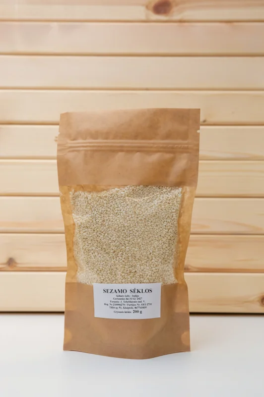 Sezamo sėklos 200 g — Klaipėdos krašto aliejaus produktas